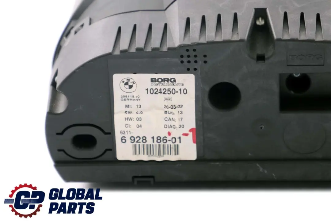 Instrument Cluster Speedo Clocks Manual to BMW Z4 Series 1 E85 Petrol with Part number 6928186 BMW Z4 Series 1 E85 Petrol Instrument Cluster Speedo Clocks Manual - SKU rhd-6928186-1 - Part number 6928186