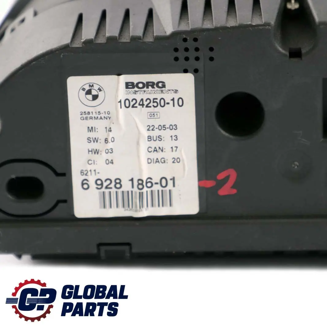 BMW Z4 Series 2 E85 Petrol Instrument Cluster Speedo Clocks Manual - SKU rhd-6928186-2 - Part number 6928186