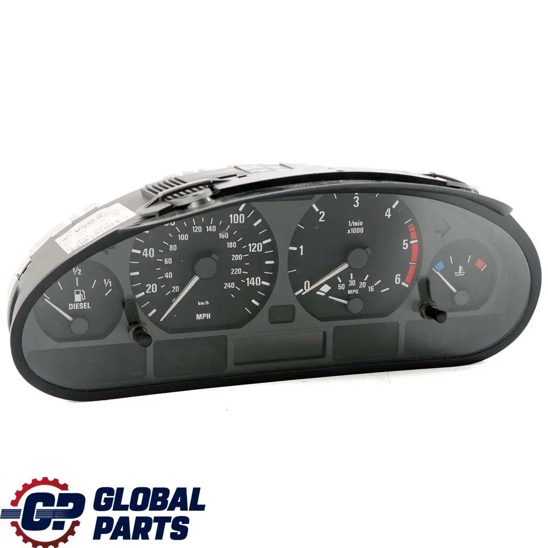 Speedo Clocks Instruments Combination MPH Automatic 6931250 to BMW 3 Series E46 with Part number 6931249 BMW 3 Series E46 Speedo Clocks Instruments Combination MPH Automatic 6931250 - SKU rhd-6931250 - Part number 6931249