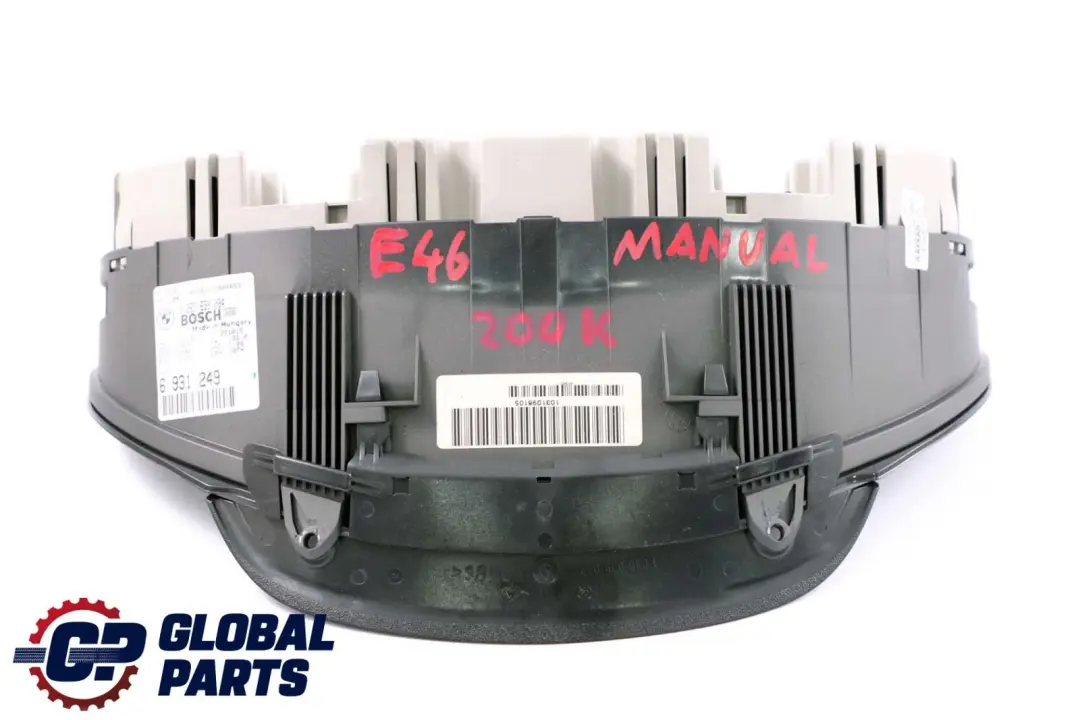 Speedo Clocks Instruments Combination MPH Manual to BMW 3 Series E46 with Part number 6931249 BMW 3 Series E46 Speedo Clocks Instruments Combination MPH Manual - SKU rhd-6931249 - Part number 6931249