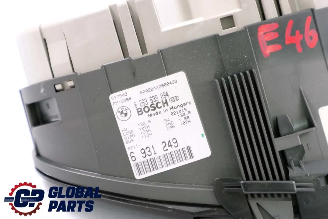 BMW 3 Series E46 Speedo Clocks Instruments Combination MPH Manual - SKU rhd-6931249 - Part number 6931249