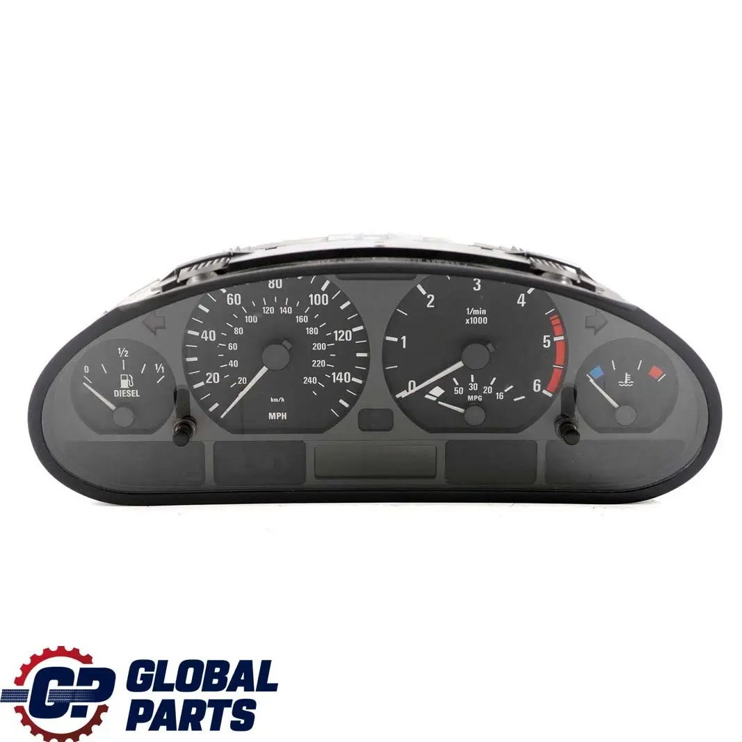 Speedo Clocks Instruments Combination MPH Automatic 6931250 to BMW 3 Series E46 with Part number 6931249 BMW 3 Series E46 Speedo Clocks Instruments Combination MPH Automatic 6931250 - SKU rhd-6931250 - Part number 6931249