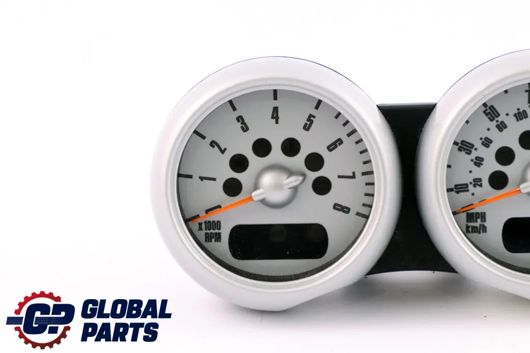 Clock Counter Speedo Dual Rev Silver 6931390 to Mini Cooper One R50 R53 Twin with Part number 6932516 Mini Cooper One R50 R53 Twin Clock Counter Speedo Dual Rev Silver 6931390 - SKU rhd-6931390 - Part number 6932516