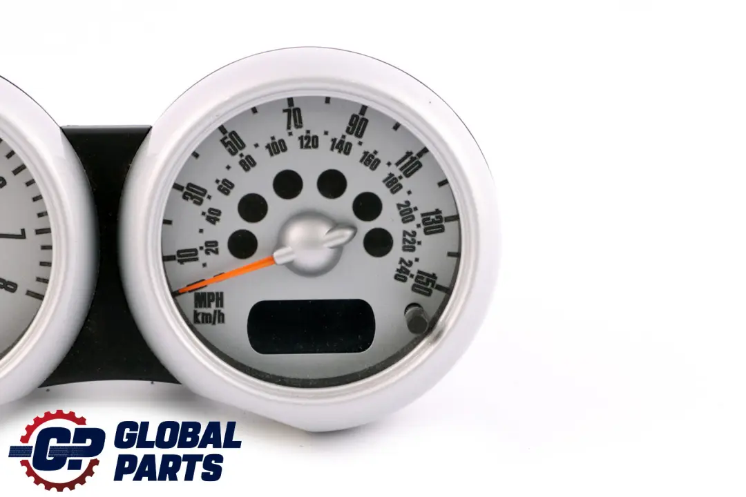 Clock Counter Speedo Dual Rev Silver 6931390 to Mini Cooper One R50 R53 Twin with Part number 6932516 Mini Cooper One R50 R53 Twin Clock Counter Speedo Dual Rev Silver 6931390 - SKU rhd-6931390 - Part number 6932516