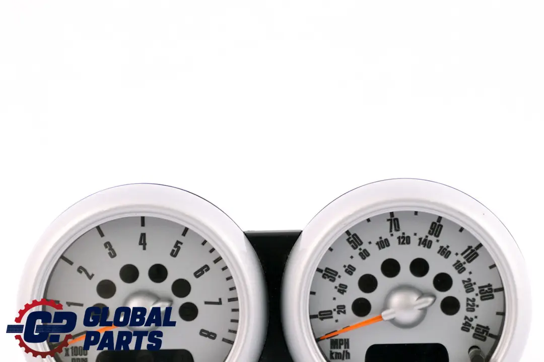 Clock Counter Speedo Dual Rev Silver 6931390 to Mini Cooper One R50 R53 Twin with Part number 6932516 Mini Cooper One R50 R53 Twin Clock Counter Speedo Dual Rev Silver 6931390 - SKU rhd-6931390 - Part number 6932516