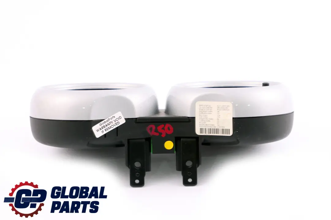 Mini Cooper One R50 R53 Twin Clock Counter Speedo Dual Rev Silver 6931390 - SKU rhd-6931390 - Part number 6932516