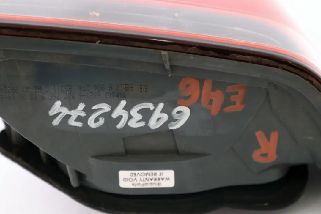 BMW 3 Series Copmact E46 Tail Light Rear Lamp Facelift Right O/S - SKU rhd-6934274 - Part number 6934274