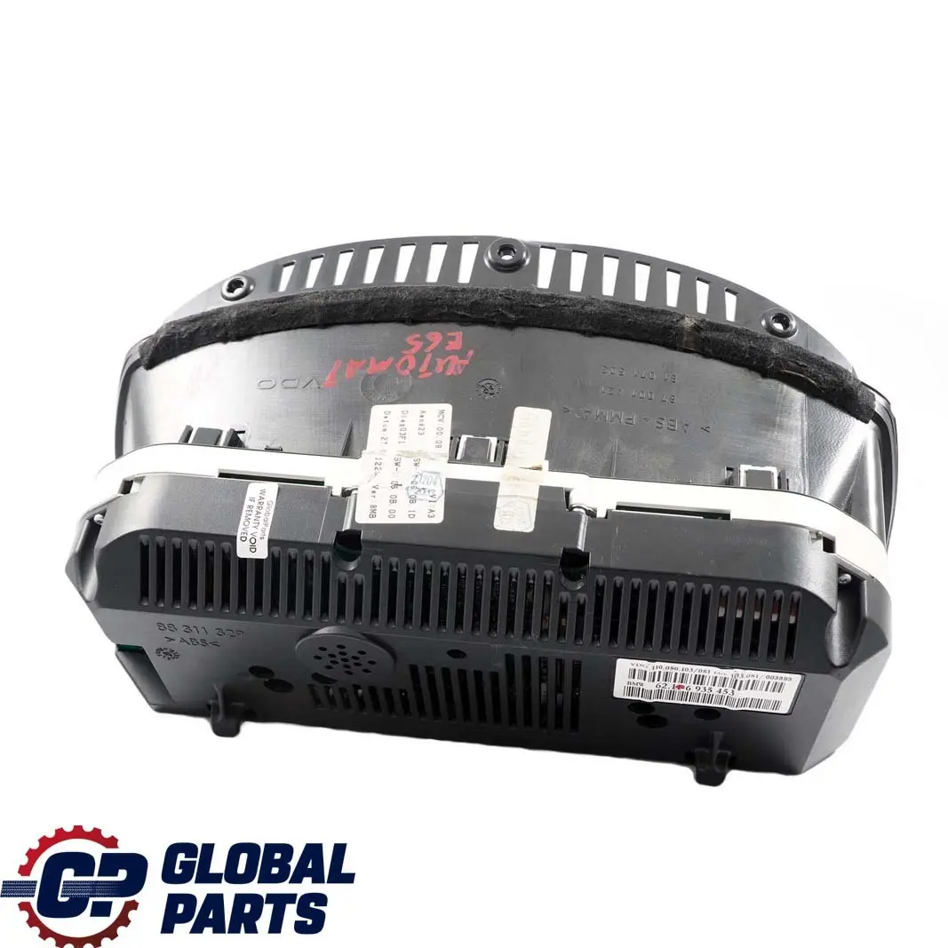 Instrument Cluster Speedometer Automatic KM/H to BMW 7 E65 E66 Petrol with Part number 6935453 BMW 7 E65 E66 Petrol Instrument Cluster Speedometer Automatic KM/H - SKU rhd-6935453 - Part number 6935453