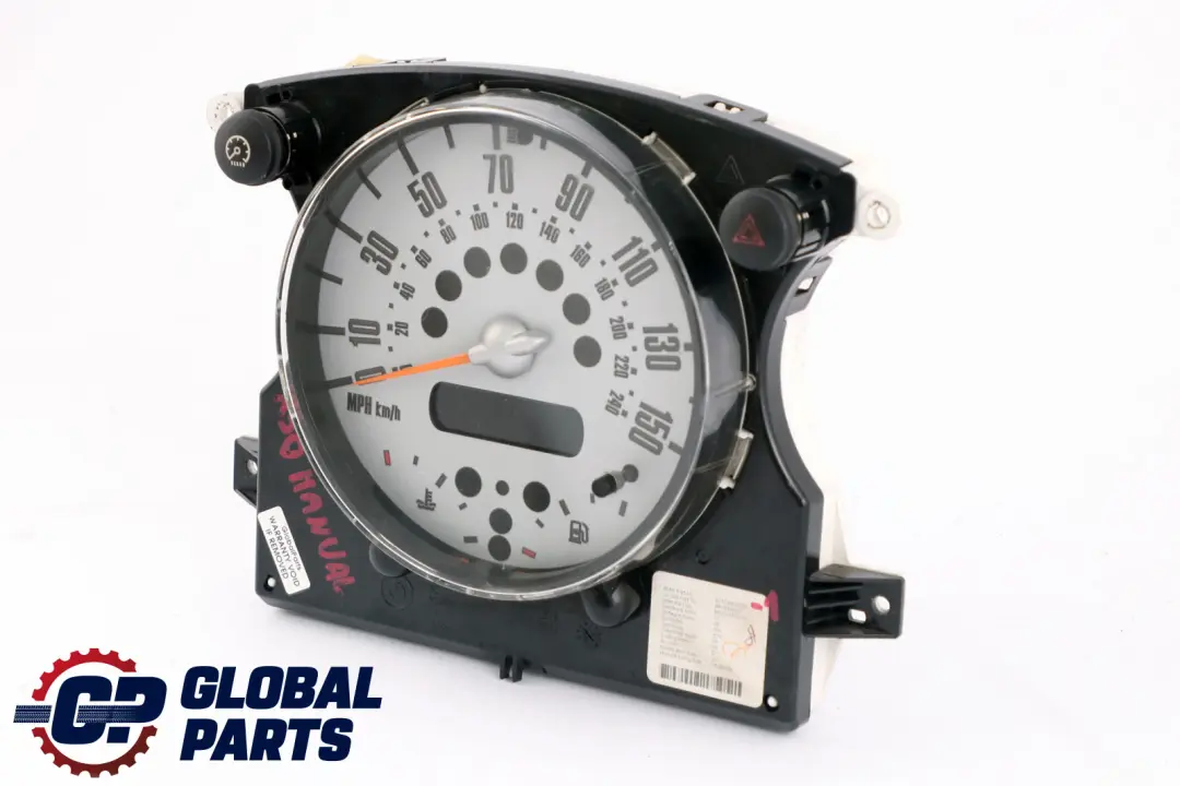 Speedometer Speedo Clock Instrument Cluster to MINI Cooper One 1 R50 with Part number 6936282 MINI Cooper One 1 R50 Speedometer Speedo Clock Instrument Cluster - SKU rhd-6936282-1 - Part number 6936282