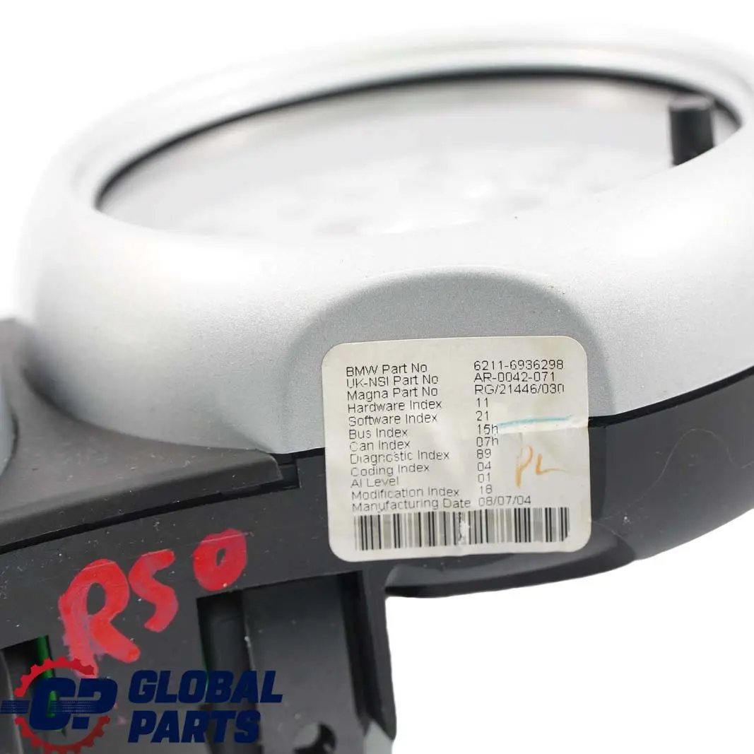 BMW Mini Cooper One R50 R52 R53 LCI Twin Clock Counter Speedometer 6936298 - SKU rhd-6936298 - Part number 6966492