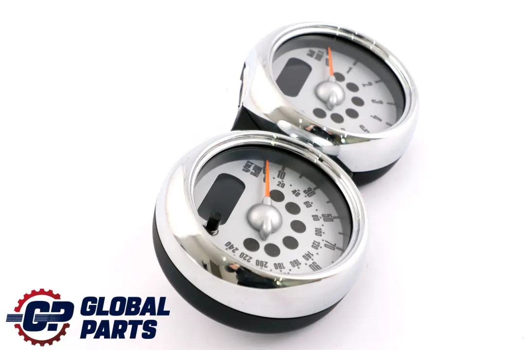 Mini Cooper One R50 R52 R53 Twin Clock Counter Speedometer Chrome - SKU rhd-6936318 - Part number 6936318