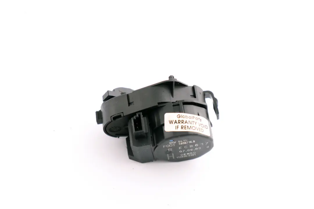 BMW Z4 Serie E85 E86 Heizung Aktuator Fuß Raum Klappe Kontrolle Hitze - SKU rhd-6936716 - Teilenummer 6936716