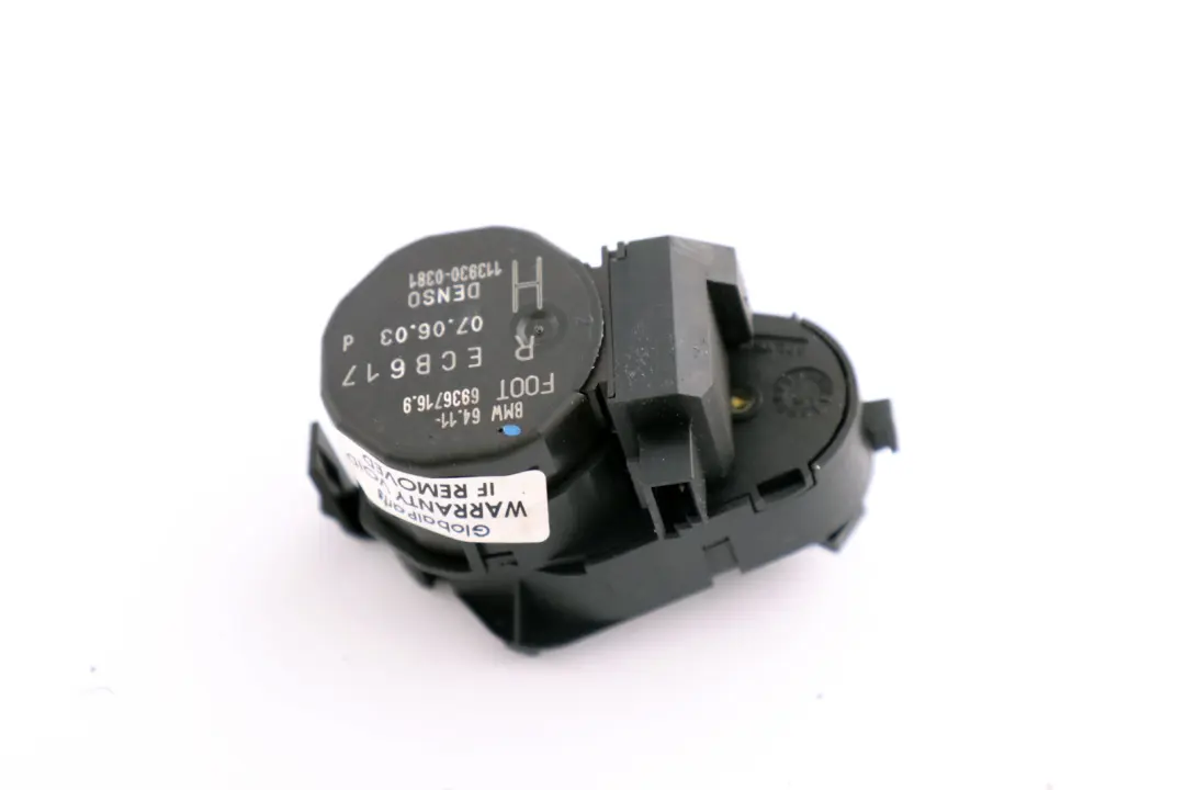 BMW Serie Z4 E85 E86 Calentador Actuador Habitación Flap Control Calor - SKU rhd-6936716 - Número de pieza 6936716