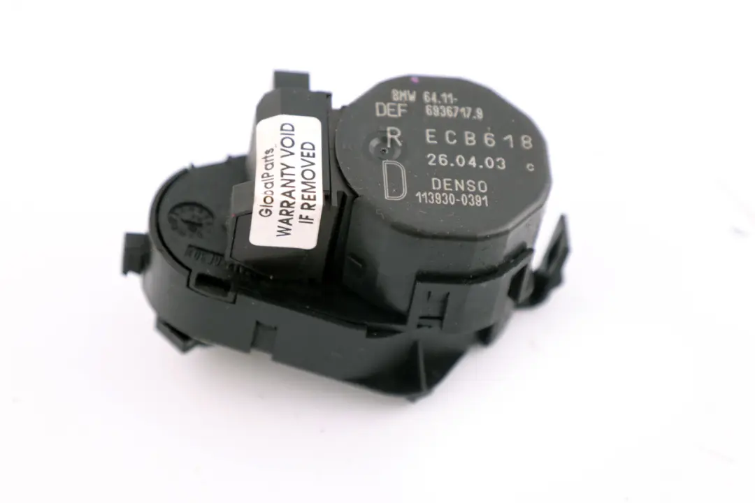 Attuatore riscaldamento Posizionamento Vent Sbrinamento per BMW Z4 E85 E86 con numero di parte 6936717 BMW Z4 E85 E86 Attuatore riscaldamento Posizionamento Vent Sbrinamento - SKU rhd-6936717 - Numero di parte 6936717