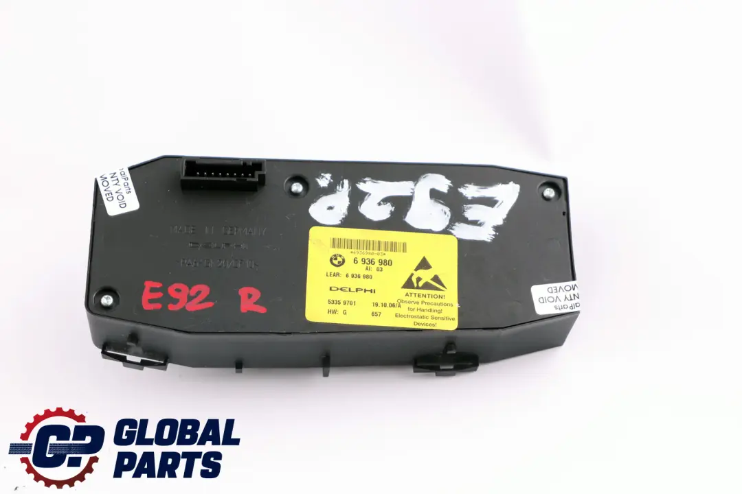 Switch Seat Adjusting Front Right O/S to BMW 1 3 Series E81 E87 E90 E92 with Part number 6936980 BMW 1 3 Series E81 E87 E90 E92 Switch Seat Adjusting Front Right O/S - SKU rhd-6936980 - Part number 6936980