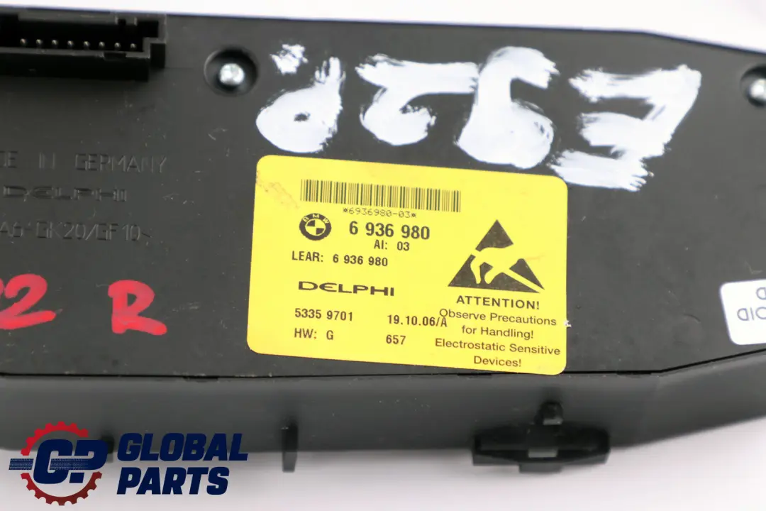 Switch Seat Adjusting Front Right O/S to BMW 1 3 Series E81 E87 E90 E92 with Part number 6936980 BMW 1 3 Series E81 E87 E90 E92 Switch Seat Adjusting Front Right O/S - SKU rhd-6936980 - Part number 6936980