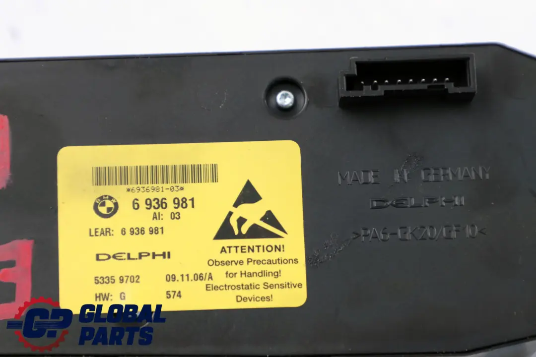 Front Left Seat N/S Adjusting Switch Knob Panel to BMW Z4 3 Series E89 E92 with Part number 6936981 BMW Z4 3 Series E89 E92 Front Left Seat N/S Adjusting Switch Knob Panel - SKU rhd-6936981 - Part number 6936981