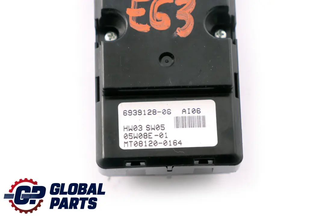 Switch Window Lifter Driver's Side to BMW 6 Series E63 with Part number 6939128 BMW 6 Series E63 Switch Window Lifter Driver's Side - SKU rhd-6939128 - Part number 6939128