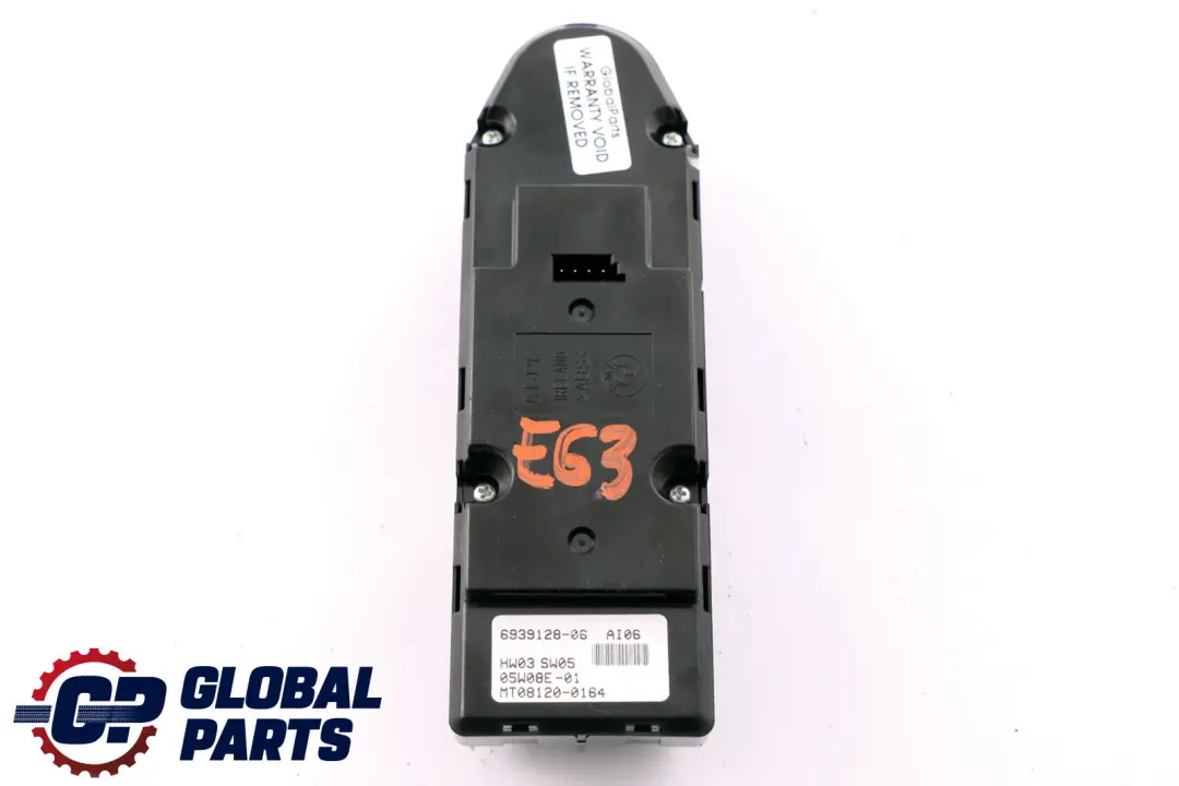 Switch Window Lifter Driver's Side to BMW 6 Series E63 with Part number 6939128 BMW 6 Series E63 Switch Window Lifter Driver's Side - SKU rhd-6939128 - Part number 6939128