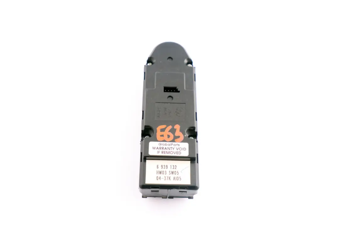 BMW 6 Series E64 Cover Switch Window Lifter Driver's Side Right O/S - SKU rhd-6939132-1 - Part number 6939132