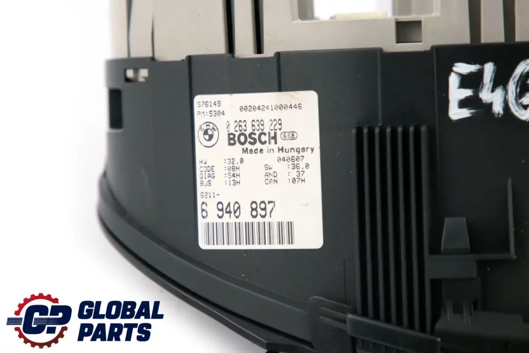 Instrument Cluster Speedo Clocks 6940897 to BMW 3 Series E46 with Part number 6985672 BMW 3 Series E46 Instrument Cluster Speedo Clocks 6940897 - SKU rhd-6940897 - Part number 6985672