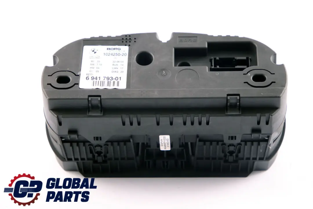 Instrument Cluster Speedo Clocks Manual 6941793 to BMW Z4 Series E85 Cabrio Petrol with Part number 9168171 BMW Z4 Series E85 Cabrio Petrol Instrument Cluster Speedo Clocks Manual 6941793 - SKU rhd-6941793 - Part number 9168171