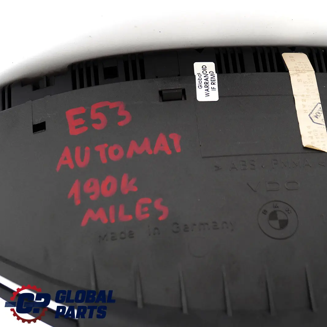 BMW X5 7 Series E38 E53 Petrol M54 3.0i Instrument Cluster Speedo Clocks - SKU rhd-6942175 - Part number 6942175