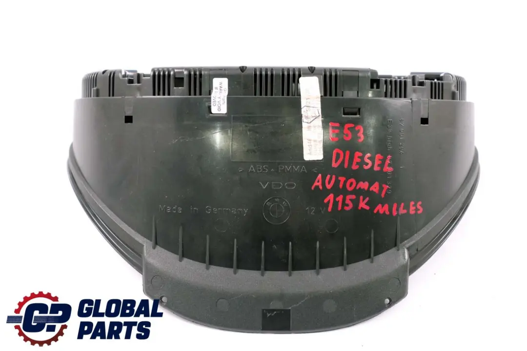 M57 M57N 3.0d Instrument Cluster Speedo Clocks Diesel to BMW X5 Series E53 with Part number 6942205 BMW X5 Series E53 M57 M57N 3.0d Instrument Cluster Speedo Clocks Diesel - SKU rhd-6942205 - Part number 6942205