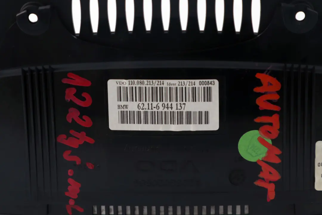 Instrument Cluster Speedo Clocks Automatic Petrol 6944137 to BMW 6 Series E63 E64 with Part number 9194902 BMW 6 Series E63 E64 Instrument Cluster Speedo Clocks Automatic Petrol 6944137 - SKU rhd-6944137 - Part number 9194902