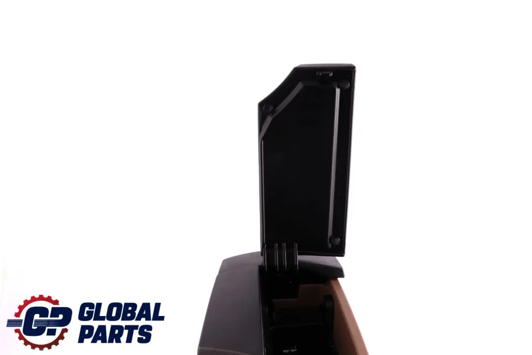 BMW 5 Series E60 E61 LCI Centre Console Armrest Leather Truffle Brown Black - SKU rhd-6951005 - Part number 6951005
