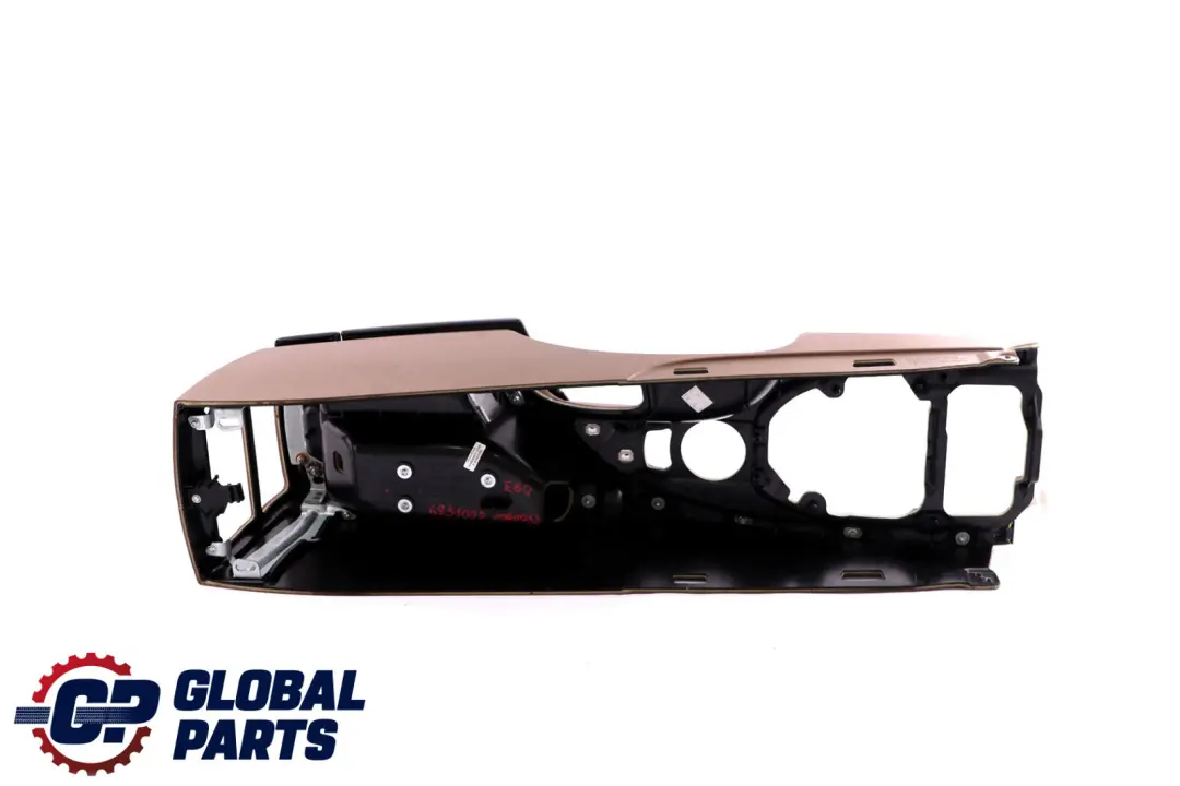 Centre Console Armrest Leather Truffle Brown Black to BMW 5 Series E60 E61 LCI with Part number 6951005 BMW 5 Series E60 E61 LCI Centre Console Armrest Leather Truffle Brown Black - SKU rhd-6951005 - Part number 6951005