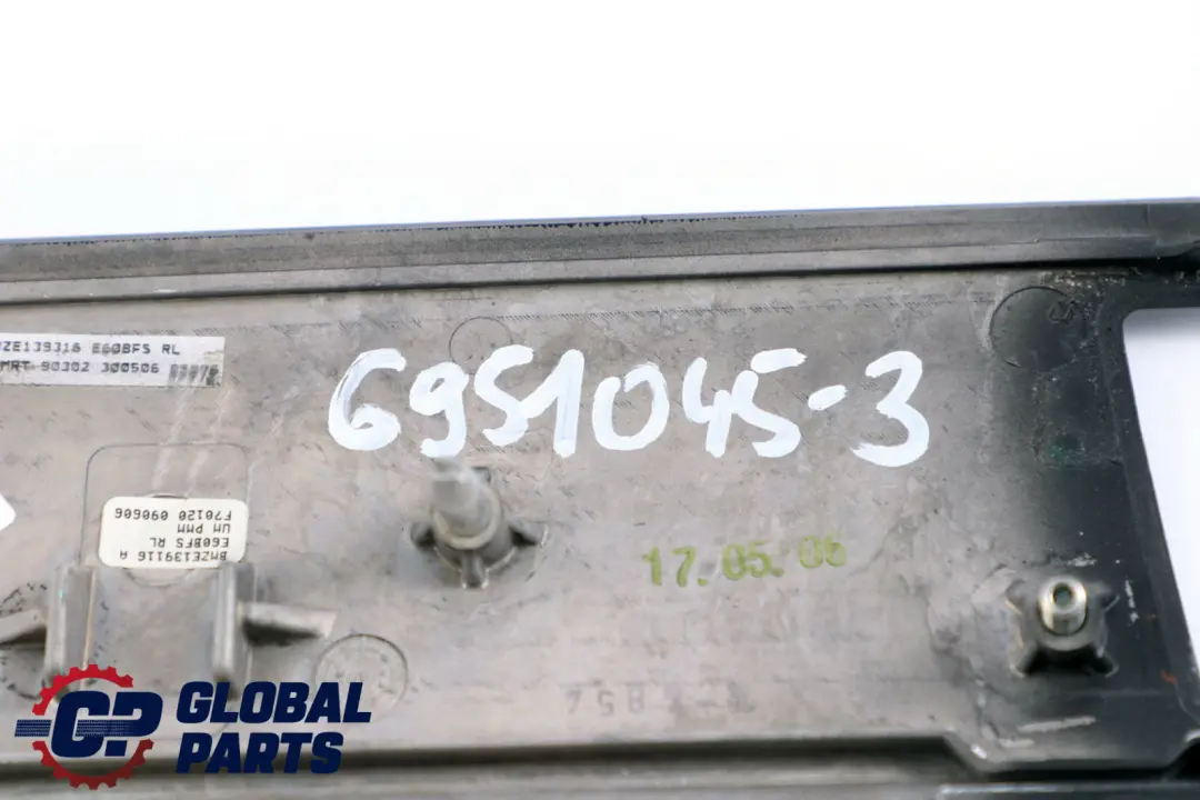 Decor Strip Dashboard Interior Trim Set Poplar Woodgrain to BMW 5 Series 3 E60 with Part number 6951045 BMW 5 Series 3 E60 Decor Strip Dashboard Interior Trim Set Poplar Woodgrain - SKU rhd-6951045-3 - Part number 6951045