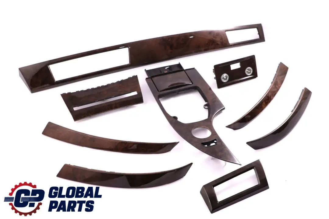 Decor Strip Dashboard Interior Trim Set Poplar Woodgrain to BMW 5 Series 3 E60 with Part number 6951045 BMW 5 Series 3 E60 Decor Strip Dashboard Interior Trim Set Poplar Woodgrain - SKU rhd-6951045-3 - Part number 6951045
