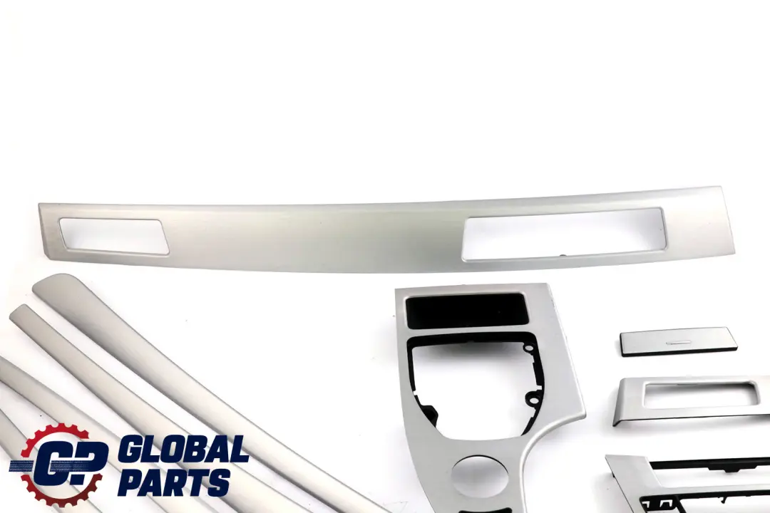BMW 5 Series E60 LCI Set Decor Strip Dash Interior Trim Cover Alu Feinschliff - SKU rhd-6951053-2 - Part number 6989011