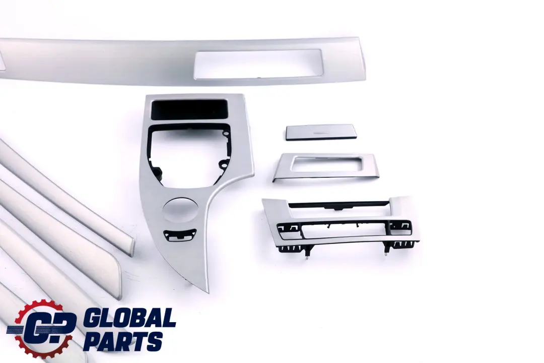 BMW 5 Series E60 LCI Set Decor Strip Dash Interior Trim Cover Alu Feinschliff - SKU rhd-6951053-2 - Part number 6989011