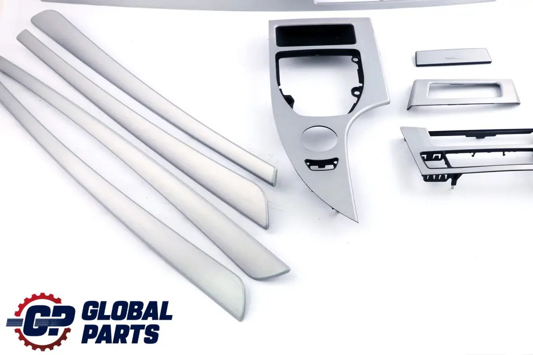 BMW 5 Series E60 LCI Set Decor Strip Dash Interior Trim Cover Alu Feinschliff - SKU rhd-6951053-2 - Part number 6989011