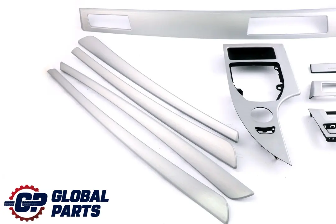 Set Decor Strip Dash Interior Trim Cover Alu Feinschliff to BMW 5 Series E60 LCI with Part number 6989011 BMW 5 Series E60 LCI Set Decor Strip Dash Interior Trim Cover Alu Feinschliff - SKU rhd-6951053-2 - Part number 6989011