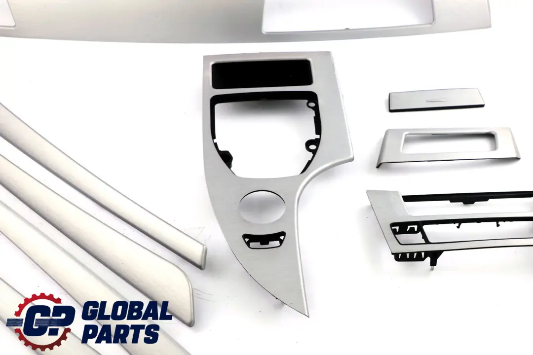 BMW 5 Series E60 LCI Set Decor Strip Dash Interior Trim Cover Alu Feinschliff - SKU rhd-6951053-2 - Part number 6989011