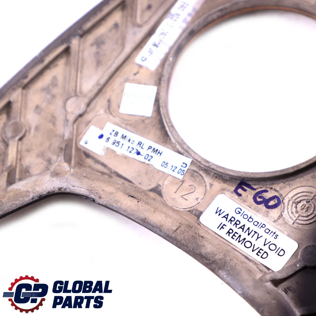 Centre Console Trim Ash Tray Front Poplar Woodgrain Light to BMW 5 E60 E61 Cover with Part number 6951127 BMW 5 E60 E61 Cover Centre Console Trim Ash Tray Front Poplar Woodgrain Light - SKU rhd-6951127 - Part number 6951127