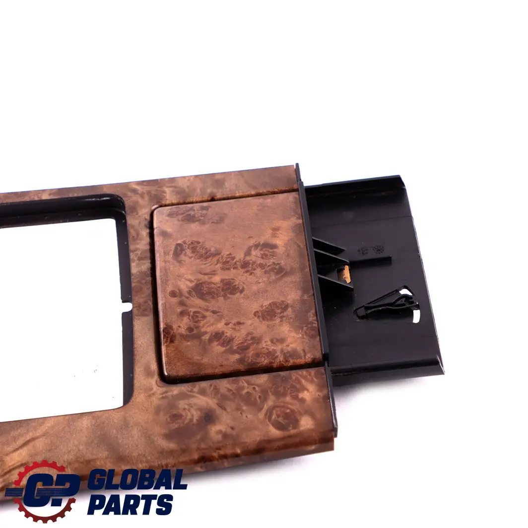 Centre Console Trim Ash Tray Front Poplar Woodgrain Light to BMW 5 E60 E61 Cover with Part number 6951127 BMW 5 E60 E61 Cover Centre Console Trim Ash Tray Front Poplar Woodgrain Light - SKU rhd-6951127 - Part number 6951127