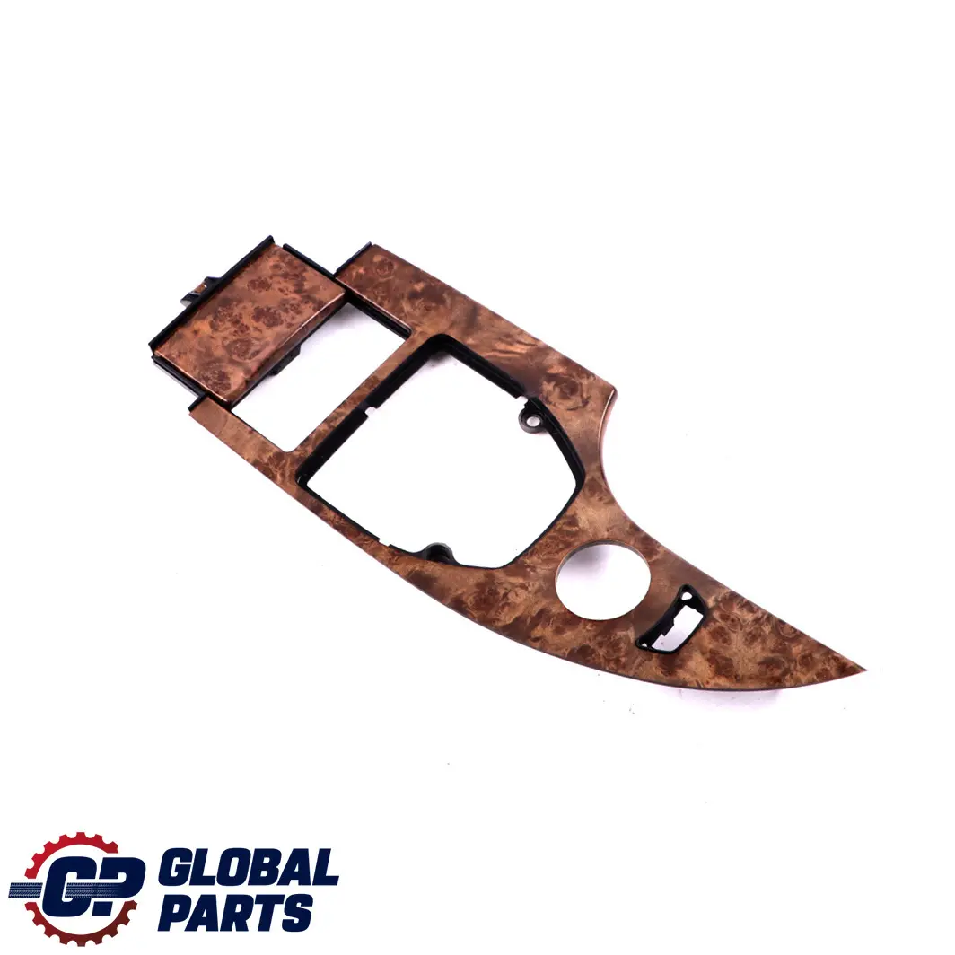 Centre Console Trim Ash Tray Front Poplar Woodgrain Light to BMW 5 E60 E61 Cover with Part number 6951127 BMW 5 E60 E61 Cover Centre Console Trim Ash Tray Front Poplar Woodgrain Light - SKU rhd-6951127 - Part number 6951127