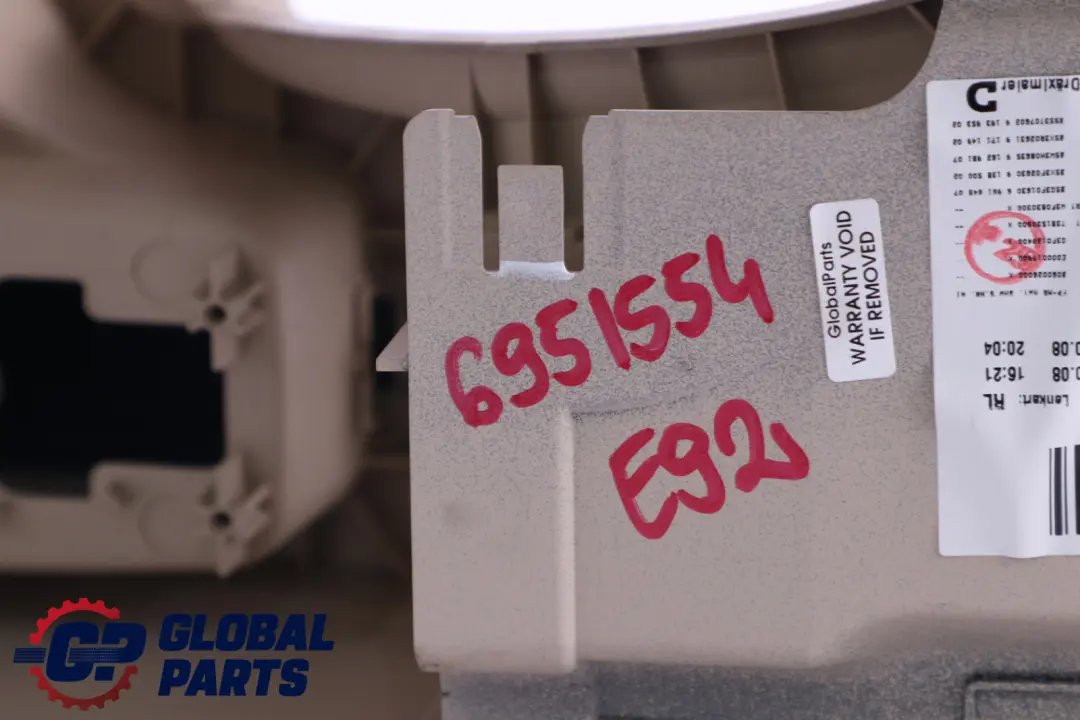 BMW 3 Series E92 E93 Creambeige Cream Beige Centre Console Armrest - SKU rhd-6951554 - Part number 6951554