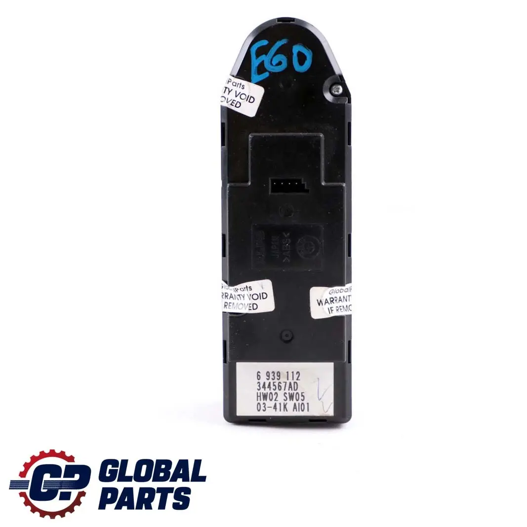 BMW 5 SERIES E60 E61 Switch Window Lifter Control Right Driver's Dide - SKU rhd-6951926 - Part number 61316951926