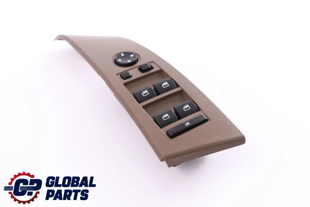 BMW 5 Series E60 E61 Driver's Side Right O/S Window Lifter Switch Braun - SKU rhd-6951932 - Part number 6951932