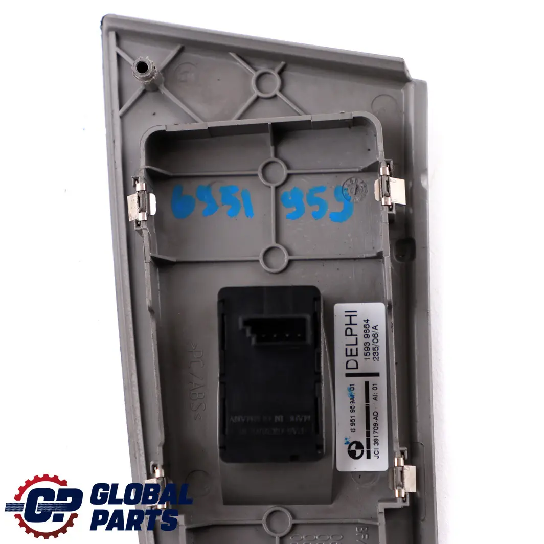 BMW 5 Series E60 E61 Switch Window Lifter Passenger's Side Grey - SKU rhd-6951959 - Part number 6951959