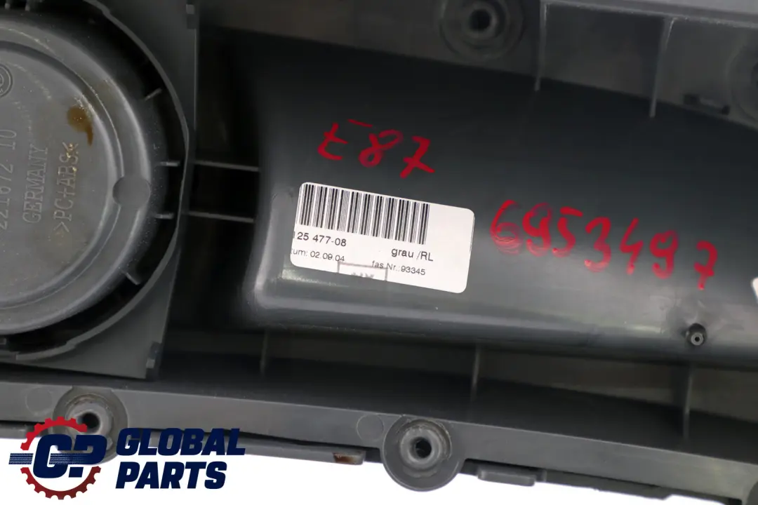 Centre Console With Cup Holder Alaskagrau Grey 6953497 to BMW 1 Series E87 with Part number 7125477 BMW 1 Series E87 Centre Console With Cup Holder Alaskagrau Grey 6953497 - SKU rhd-6953497 - Part number 7125477