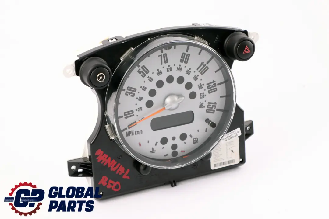 Speedometer Speedo Clock Instrument Cluster Manual to Mini Cooper One R50 R52 with Part number 6953543 Mini Cooper One R50 R52 Speedometer Speedo Clock Instrument Cluster Manual - SKU rhd-6953543 - Part number 6953543