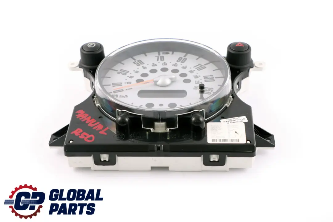 Speedometer Speedo Clock Instrument Cluster Manual to Mini Cooper One R50 R52 with Part number 6953543 Mini Cooper One R50 R52 Speedometer Speedo Clock Instrument Cluster Manual - SKU rhd-6953543 - Part number 6953543