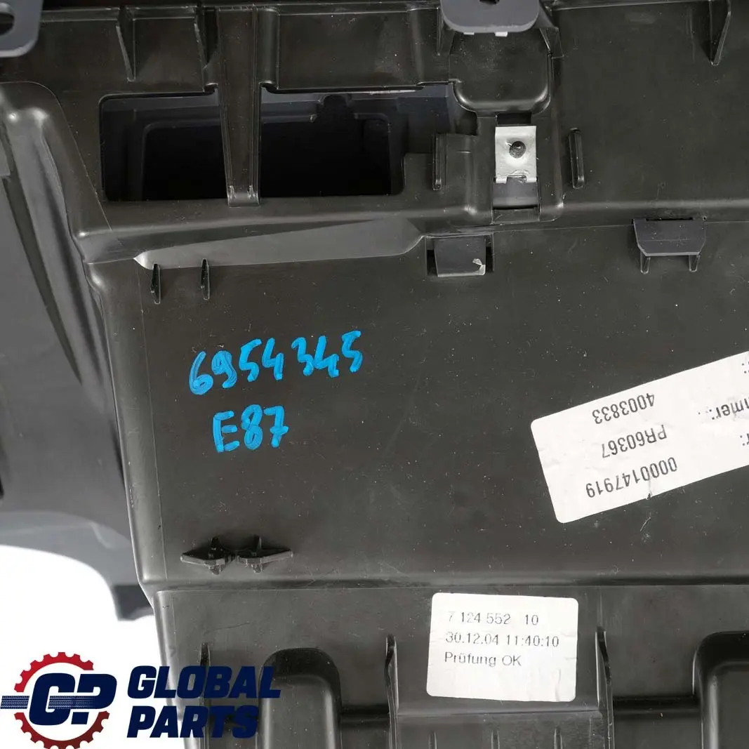Glove Box Black Alaskagrau Grey 5145 to BMW 1 Series E87 with Part number 6954345 BMW 1 Series E87 Glove Box Black Alaskagrau Grey 5145 - SKU rhd-6954345 - Part number 6954345