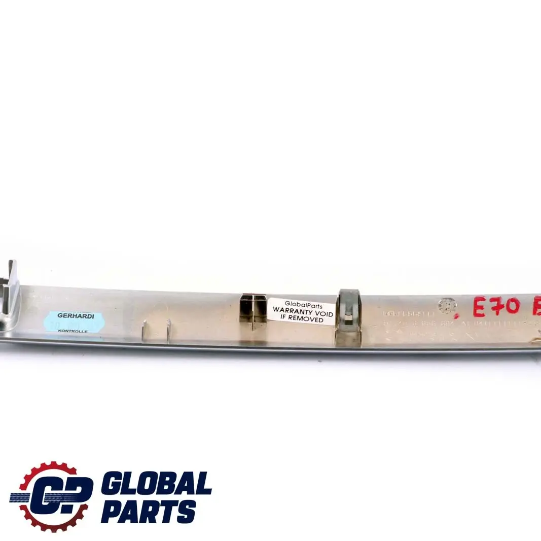 BMW X5 X6 E70 E71 Glove Box Switch Dash Strip Cover Trim Pearl Chrome - SKU rhd-6956694 - Part number 6956694